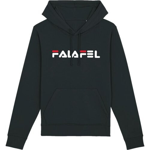 Oat Milk Club mannen vegan Hoodie Falafel Zwart Tweedehands