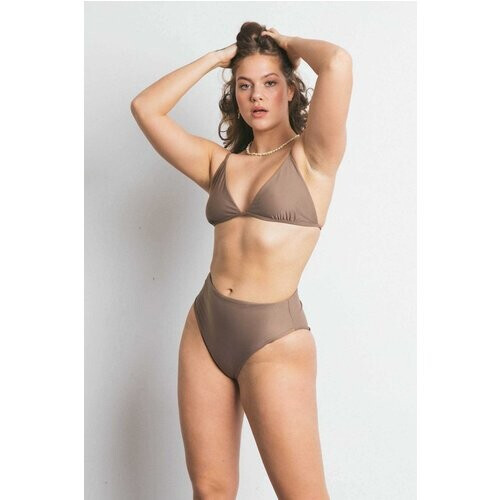 OCEANCHILD dames vegan Bikinibroekje Benice Hoge Taille Kokosnoot Tweedehands