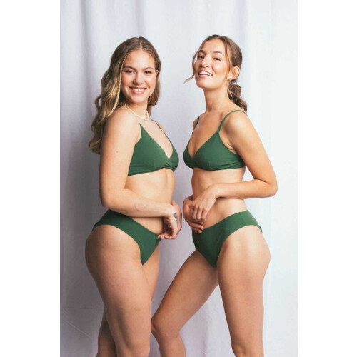 OCEANCHILD dames vegan Bikinitop Jamila Palm Groen Tweedehands