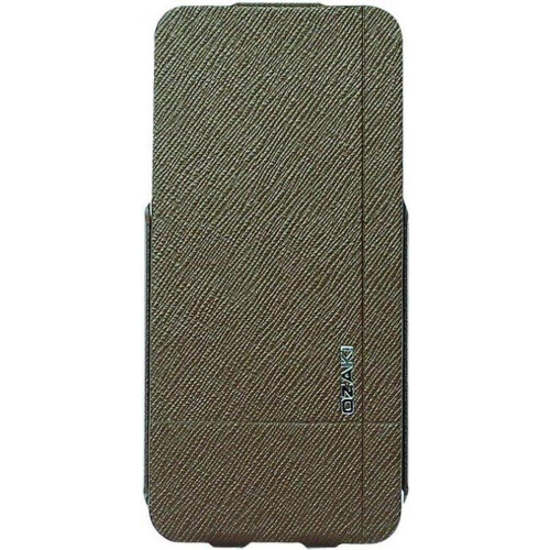 O!coat iPhone 5 - Flip Cover - Bescherming tegen krassen en vuil - Bruin