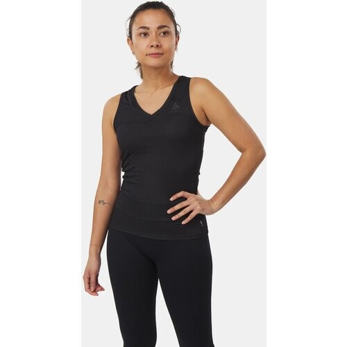 Odlo Active F-Dry Light Eco Singlet Dames Zwart Tweedehands