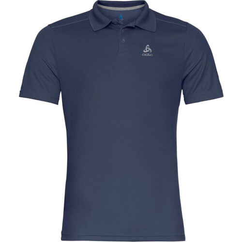 ODLO F-DRY - Polo Shirt Korte Mouw - Sneldrogend UV-bescherming 30+ - Navy M