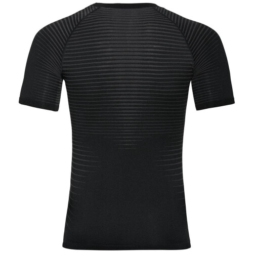 Odlo Performance Light - Heren Thermoshirt Korte Mouwen - Naadloos Ademend - Black - Maat S