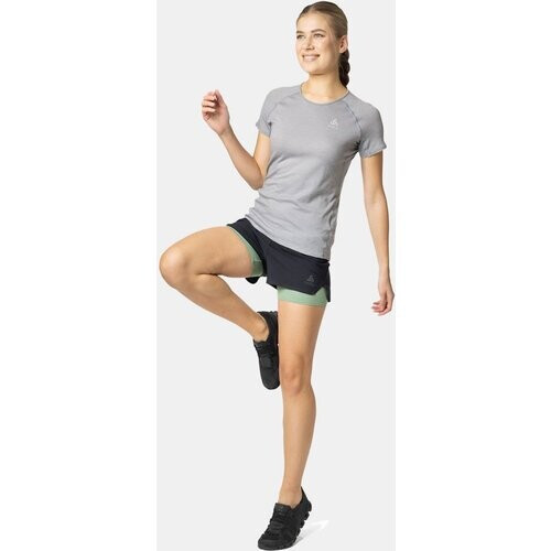 Odlo X-Alp PW 115 Crew Neck S/S T-shirt Dames Middengrijs Tweedehands