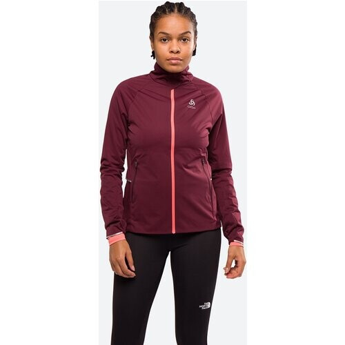 Odlo Zeroweight Pro Warm Jacket Bordeaux / Kastanjebruin Tweedehands