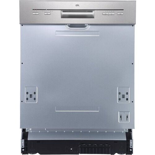 Ok Odw6031ebi - Half-inbouw Vaatwasser - 60 Cm - 12 Couverts - Uitgestelde Start - 49 Db - Energieklasse E | Nieuw (outlet) Tweedehands
