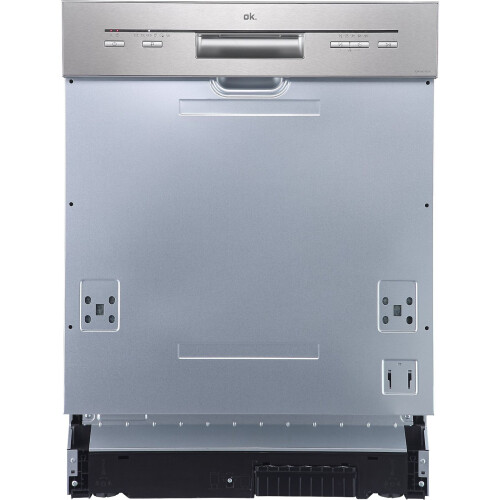 Ok Odw6031ebi - Half-inbouw Vaatwasser - 60 Cm - 12 Couverts - Uitgestelde Start - 49 Db - Energieklasse E | Nieuw (outlet)