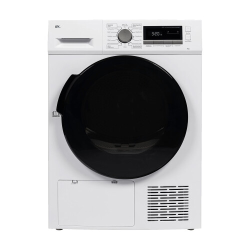 OK. OTD 7342 D - Warmtepompdroger - 7 kg - 16 programma's - wit