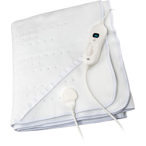 OK. OUB 60321 - Elektrische onderdeken - 3 warmtestanden - Wit Tweedehands