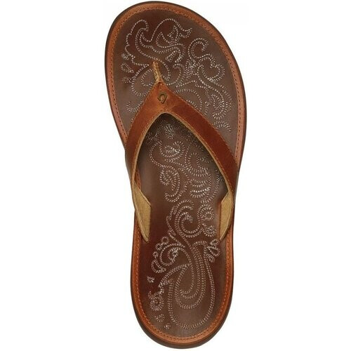 Olukai Paniolo Slipper Dames Bruin Tweedehands