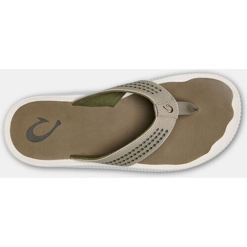 Olukai Ulele Slipper Zandbruin/Wit Tweedehands