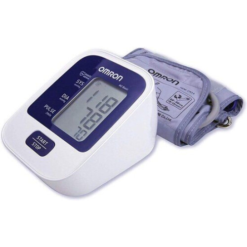 OMRON M2 Basic - Bovenarm Bloeddrukmeter - Automatisch meten Tweedehands