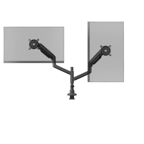 One For All DM5210 Dynamic-line universele monitorarm - 2 monitoren - VESA 300 x 200 - max. 40kg - zwart