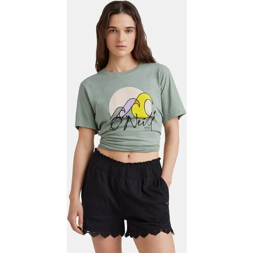 O'Neill Ava Smocked Short Korte Broek Zwart Tweedehands