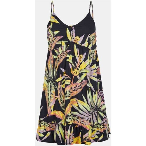 O'Neill Malu Beach Dress Jurk Zwart/Ass. Bloem Tweedehands
