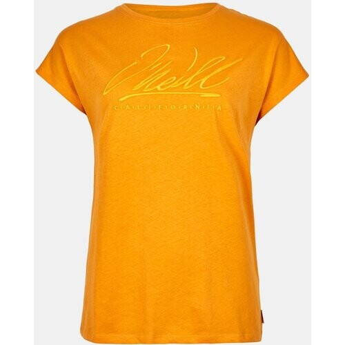 O'Neill O'Neill Signature Tee T-Shirt Ss Geel Tweedehands