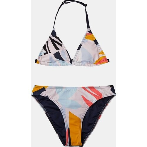 O'Neill Venice Beach Party Bikini Paars/Geel Tweedehands