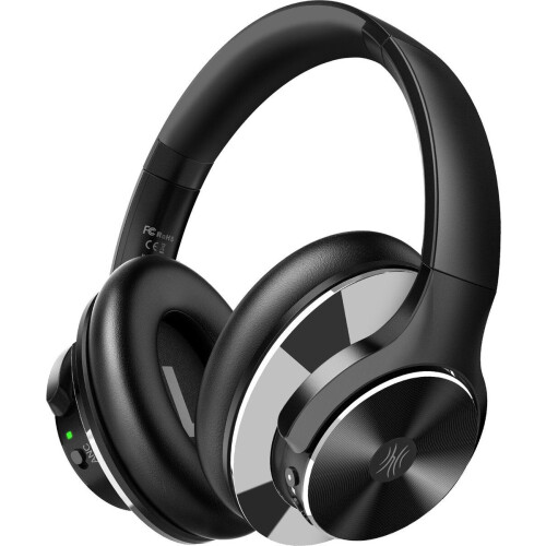 OneOdio A10 - ANC Bluetooth Headphone - Draadloze Over-Ear Koptelefoon - Active Noise Cancelling - Microfoon - Incl. Carry Case, USB&Aux Kabel - 40 Uur Afspeeltijd