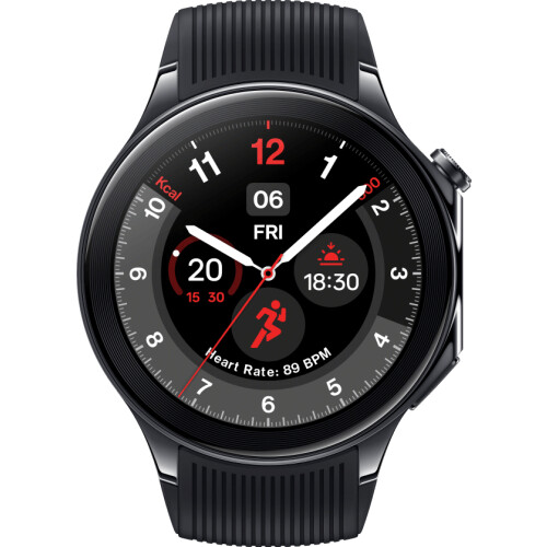 OnePlus Watch 2 - Smartwatch - Slaapmonitor Contactloos betalen - Zwart