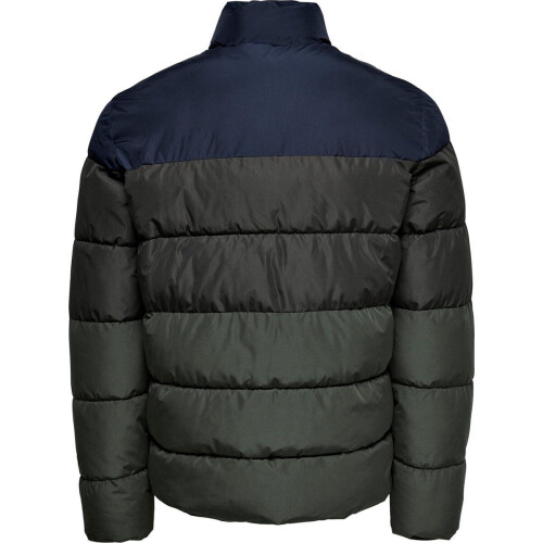 ONLY&SONS ONSMELVIN LIFE - Gewatteerde Jas - 100% Gerecycled Polyester - Maat M Tweedehands