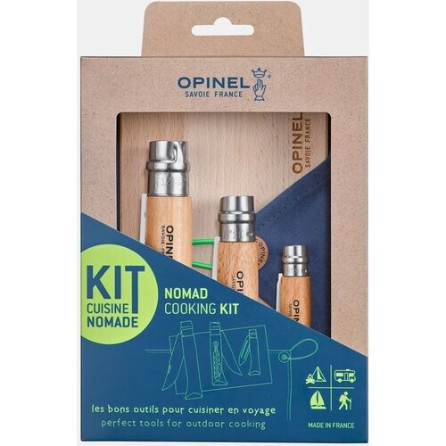 Opinel Outdoor Cooking Set 5-delige Nomad Keukenset Zandbruin Tweedehands
