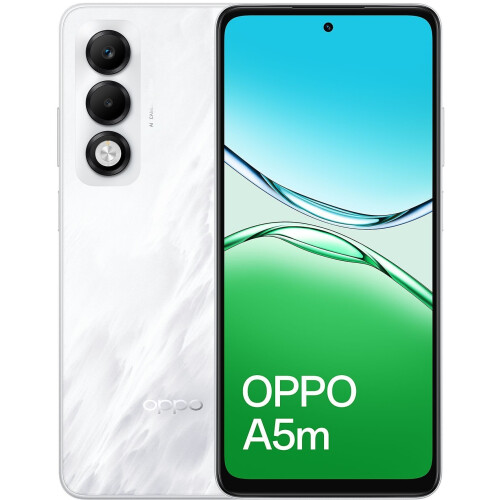 OPPO A5m - Smartphone - 256GB opslag - 8GB RAM - Wit Tweedehands