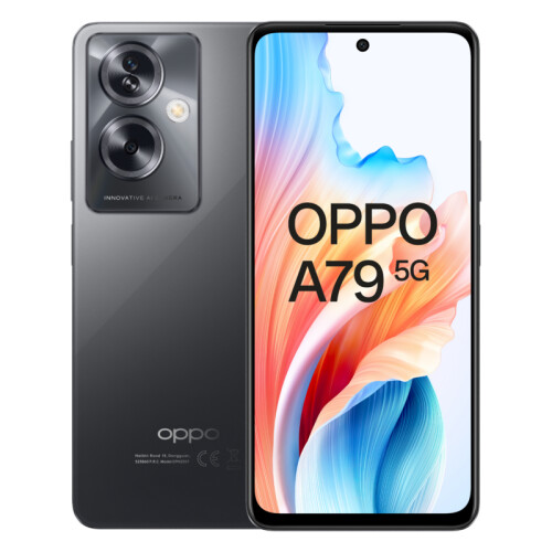 OPPO A79 5G - Smartphone - 4GB RAM - 128GB opslag - Zwart Tweedehands