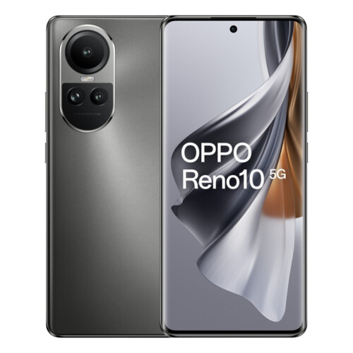 OPPO Reno10 5G - Smartphone - 256GB opslag - Grijs Zilver Tweedehands