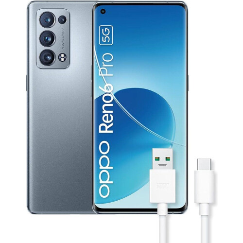 OPPO Reno6 Pro - 5G-smartphone - Snapdragon 870 - 12 GB RAM - 256 GB opslag - 50 MP camera Tweedehands