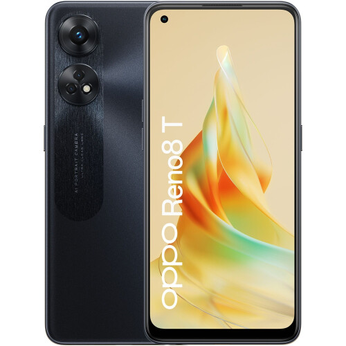 OPPO Reno8 T 4G - Smartphone - 8 GB RAM 128 GB opslag - Zwart