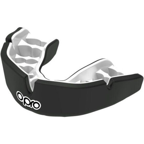 OPRO Instant Custom Dentist Fit Mouthguard - Hockey Bitje - Gepersonaliseerde bescherming - Zwart