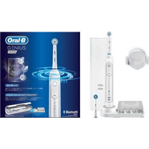 Oral-B Genius 10000N - Elektrische Tandenborstel - 6 Poetsstanden - Wit Tweedehands