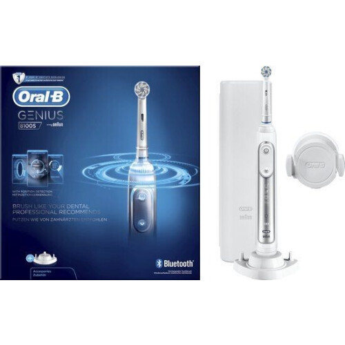 Oral-B Genius 8100S - Elektrische Tandenborstel - Tot 100% meer tandplakverwijdering - Zilver