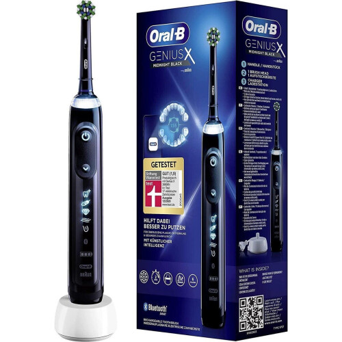 Oral-B Genius X - Elektrische Tandenborstel - AI Poetsanalyse - Zwart Tweedehands