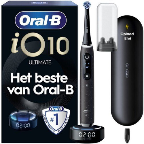 Oral-B iO 10 - Elektrische Tandenborstel - 100% meer tandplakverwijdering - Zwart