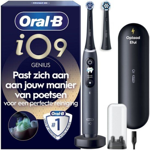 Oral-B iO 9N - Elektrische Tandenborstel - 7 Poetsstanden - Zwart Tweedehands