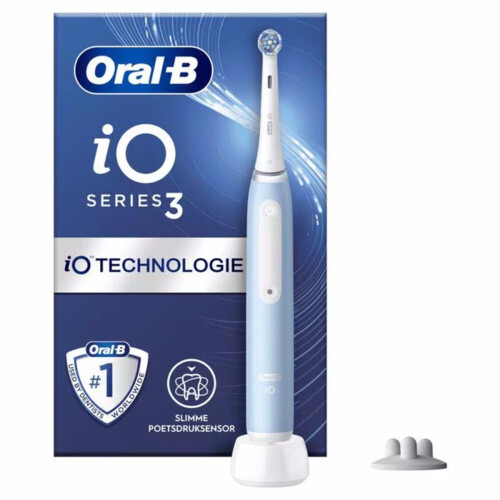 Oral-B iO Series 3S - Elektrische Tandenborstel - Micro-vibraties - Blauw Tweedehands