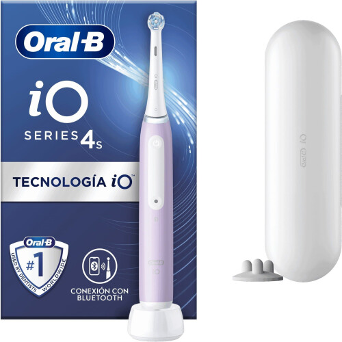 Oral-B iO Series 4S - Elektrische Tandenborstel - Poetsdrukbeveiliging - Lavendel