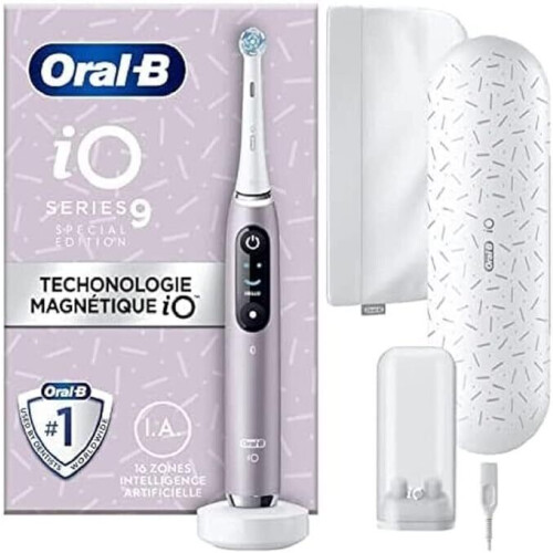 Oral-B iO Series 9n - Elektrische Tandenborstel - Rozenkwarts Speciale Editie