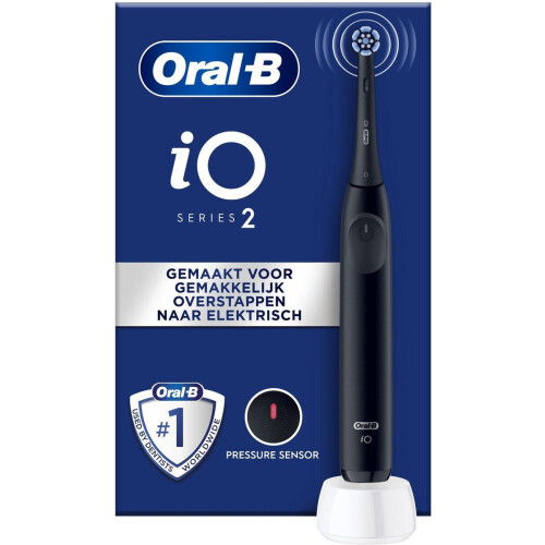 Oral-B iO2 - Elektrische Tandenborstel - 3 intensiteitsstanden - Zwart Tweedehands