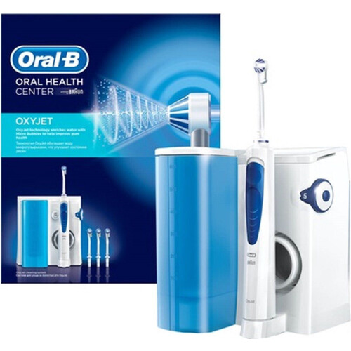 Oral-B OxyJet - Waterflosser - 5 snelheden - Blauw wit Tweedehands
