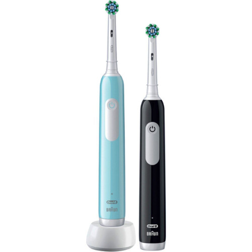 Oral-B PRO 1 - Elektrische Tandenborstel - Blauw + Extra Body Zwart