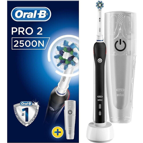Oral-B PRO 2 2500N - Elektrische Tandenborstel - Ronde kop - Zwart
