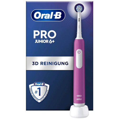 Oral-B Pro Junior 6+ - Elektrische Tandenborstel - 3 Poetsstanden - Paars Tweedehands