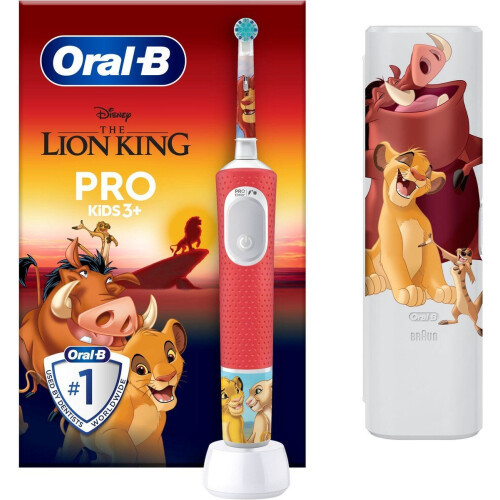 Oral-B Pro Kids - Elektrische Tandenborstel - The Lion King Editie - Rood/Wit