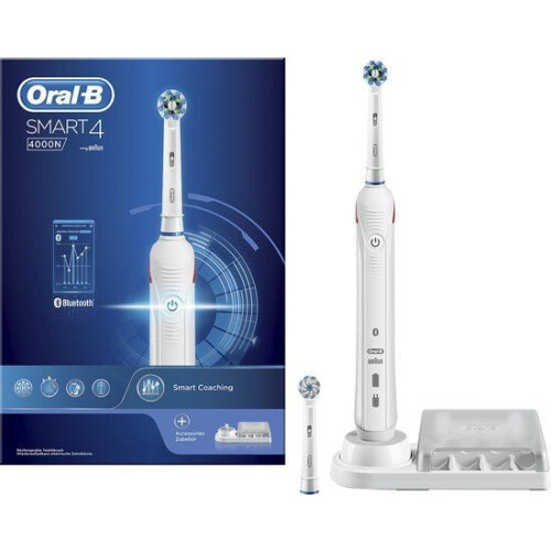 Oral-B Smart 4 4000N - Elektrische Tandenborstel - Tot 100% meer tandplakverwijdering - Wit Tweedehands