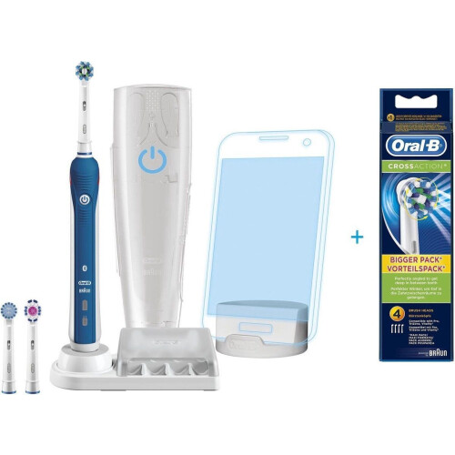 Oral-B Smart 5 5000 - Elektrische tandenborstel - Bluetooth Lithium-Ion accu - Wit (4 stuks) Tweedehands