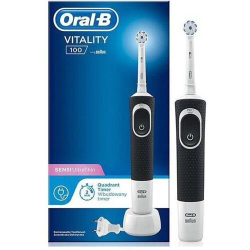 Oral-B Vitality 100 - Elektrische Tandenborstel - PRO-Timer - Zwart
