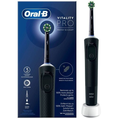 Oral-B Vitality Pro - Elektrische tandenborstel - 3 poetsstanden - Zwart