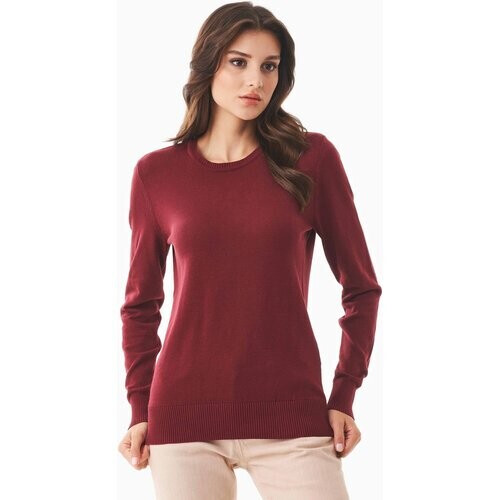 ORGANICATION dames vegan Biologische Katoenen Trui Rood Tweedehands